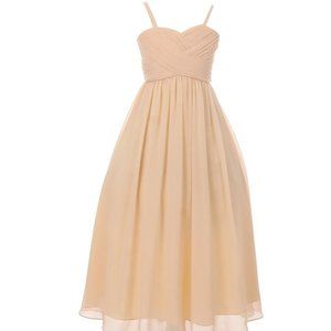 Little Toddler Dress Chiffon Pageant Easter Wedding Pageant Girl Dress Ivory 4